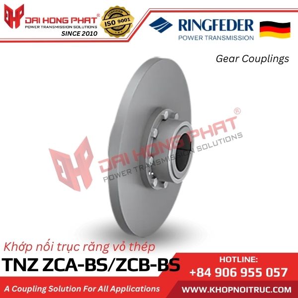 GEAR COUPLINGS RINGFEDER TNZ ZCA-BS / ZCB-BS