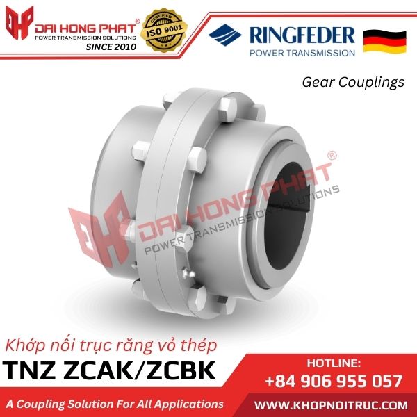 KHỚP NỐI RĂNG RINGFEDER TNZ ZCAK / ZCBK