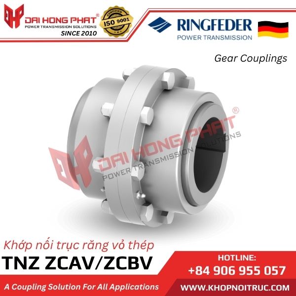 KHỚP NỐI RĂNG RINGFEDER TNZ ZCAV / ZCBV