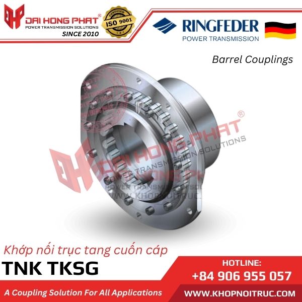 KHỚP NỐI TANG TRỐNG CUỐN CÁP RINGFEDER TNK TKSG