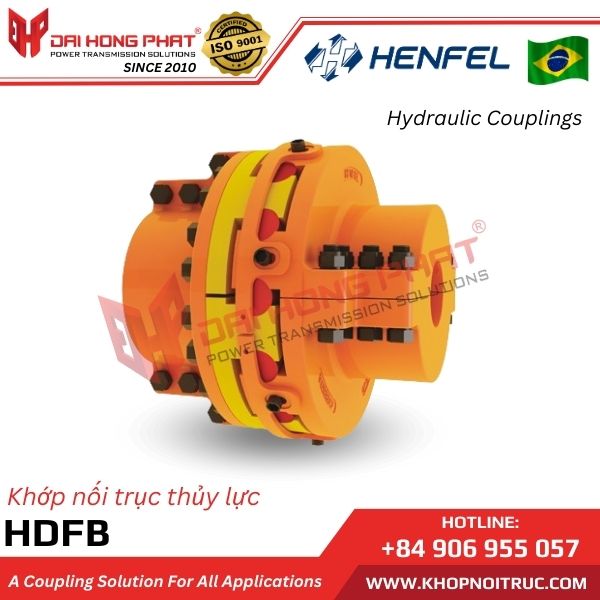 HENFEL SPLIT ELASTIC COUPLING HDFB