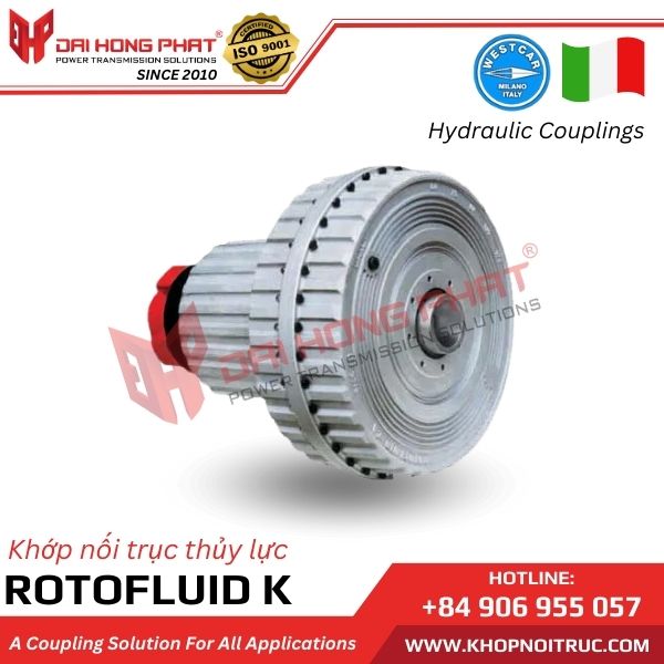 WESTCAR ROTOFLUID HYDRODYNAMIC COUPLING TYPE K, SCF, DCF