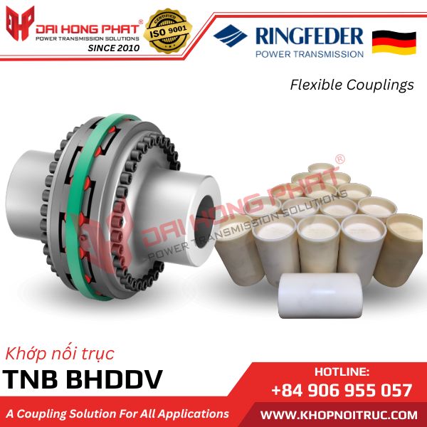 RINGFEDER ELASTOMER JAW COUPLINGS TNB BHDDV