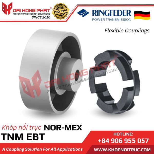 KHỚP NỐI TRỤC RINGFEDER TNM NOR-MEX EBT - JAW COUPLINGS