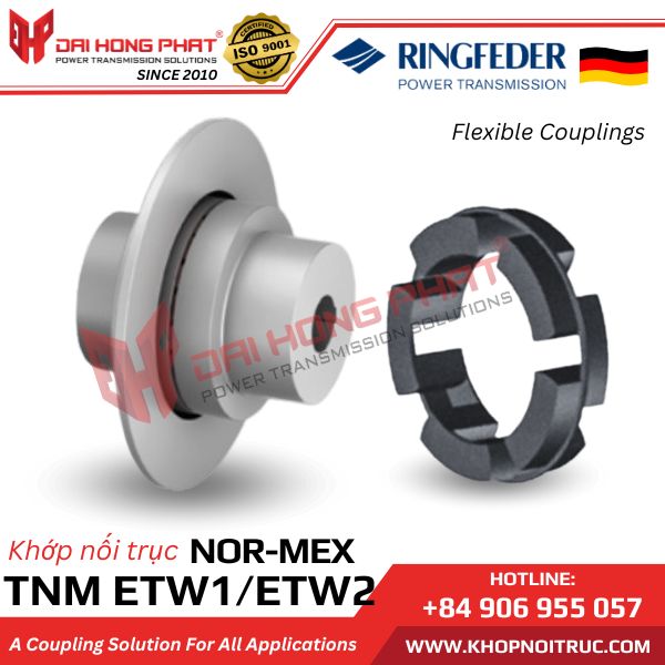 KHỚP NỐI TRỤC RINGFEDER TNM NOR-MEX ETW