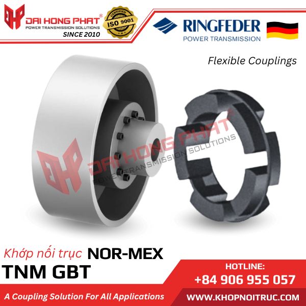 KHỚP NỐI TRỤC RINGFEDER TNM NOR-MEX GBT - JAW COUPLINGS