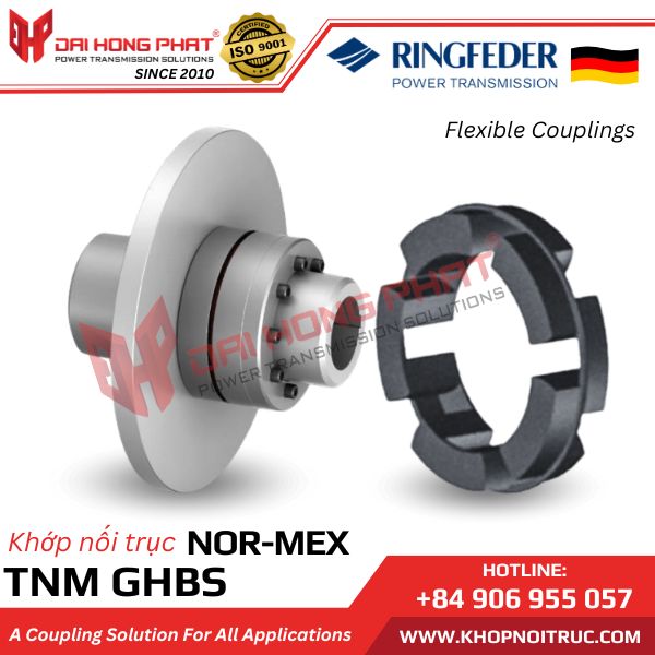 KHỚP NỐI TRỤC RINGFEDER TNM NOR-MEX GHBS - JAW COUPLINGS