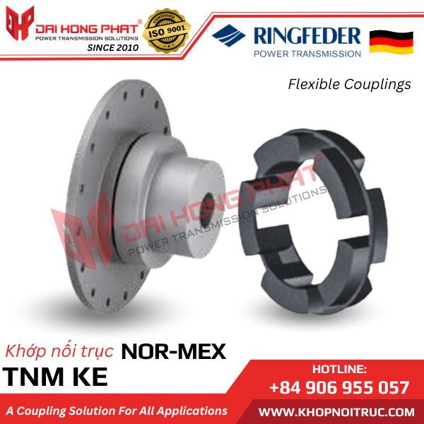 KHỚP NỐI TRỤC RINGFEDER TNM NOR-MEX KE - JAW COUPLINGS