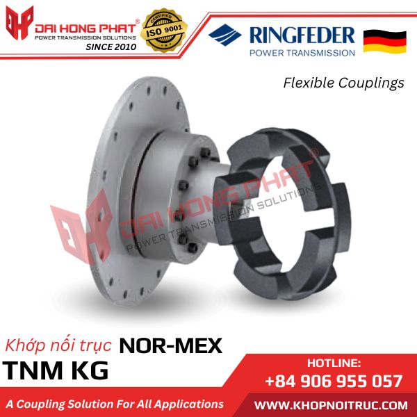 KHỚP NỐI TRỤC RINGFEDER TNM NOR-MEX KG - JAW COUPLINGS