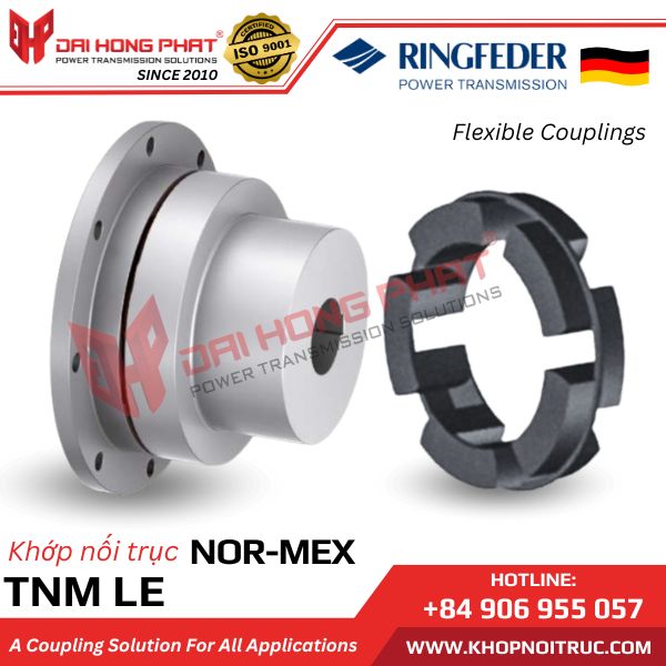 KHỚP NỐI TRỤC RINGFEDER TNM NOR-MEX LE - JAW COUPLINGS