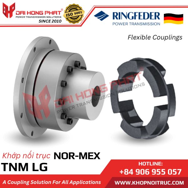 KHỚP NỐI TRỤC RINGFEDER TNM NOR-MEX LG - JAW COUPLINGS