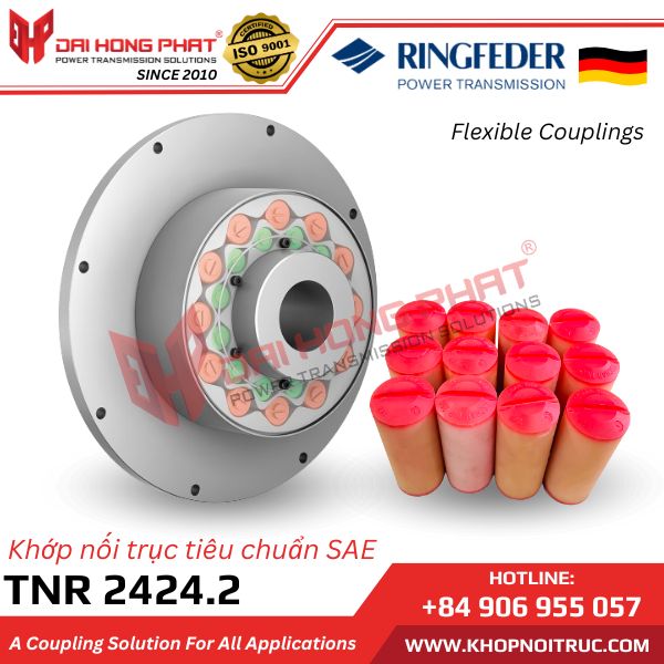 TORSIONAL HIGHFLEX COUPLINGS TNR 2424.2 -EASY REPLACEMENT