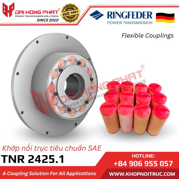 KHỚP NỐI TRỤC RINGFEDER TNR 2425.1- HIGHFLEX COUPLINGS