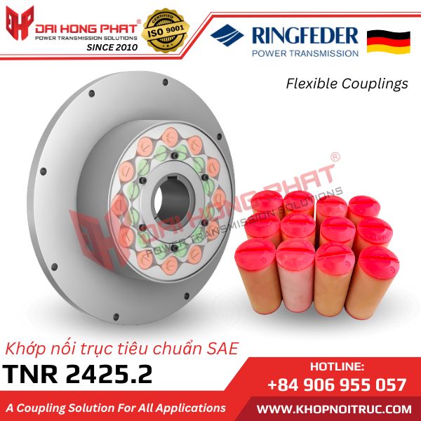 TORSIONAL HIGHFLEX COUPLINGS TNR 2425.2 -EASY REPLACEMENT