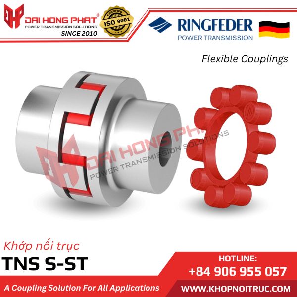 KHỚP NỐI TRỤC RINGFEDER TNS S-ST – JAW COUPLINGS