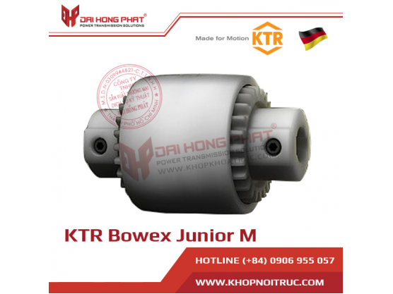 BoWex junior M curved-tooth gear coupling