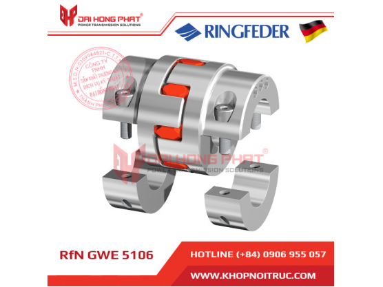 Servo Insert Couplings Ringfeder GWE 5106