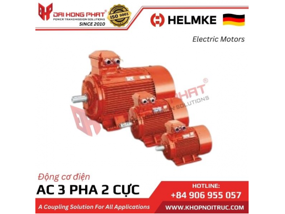 Động cơ điện Helmke 3 pha 2 cực 3000 rpm…