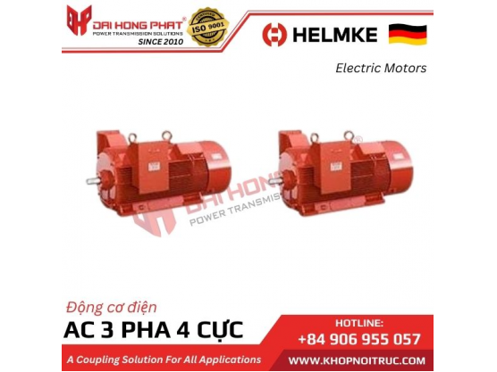 Động cơ điện Helmke 3 pha 4 cực 1500 rpm…