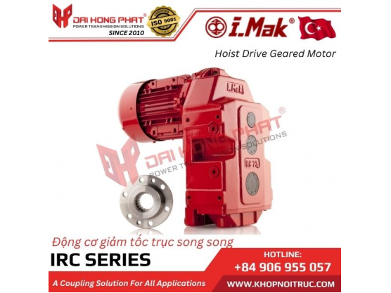 Động cơ giảm tốc trục song song cho tơi năng Imak IRC Series