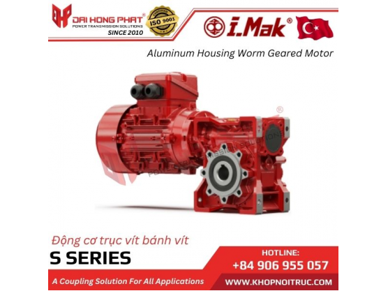 Động cơ trục vít bánh vít Imak S Series