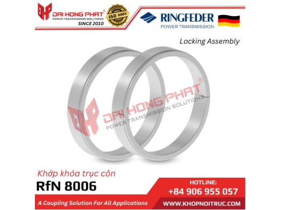 VÒNG KHÓA TRỤC CÔN RINGFEDER RFN 8006 - LOCKING ELEMENTS