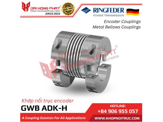 Ringfeder GWB AKD-H metal bellows coupling