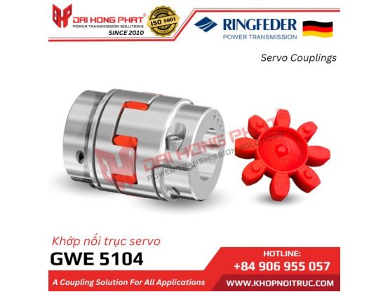 Khớp nối động cơ Servo Ringfeder GWE 5104