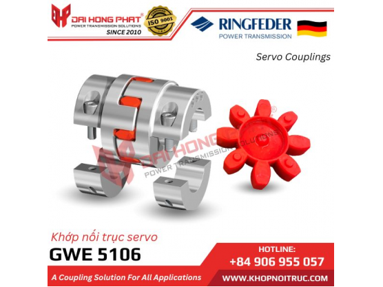 KHỚP NỐI ĐỘNG CƠ SERVO RINGFEDER GWE 5106