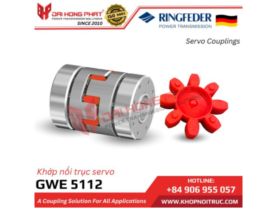 Khớp nối động cơ Servo Ringfeder GWE 5112