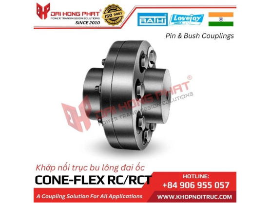 Khớp Nối Bulong Đai Ốc Rathi-Lovejoy Cone-Flex RC/RCT