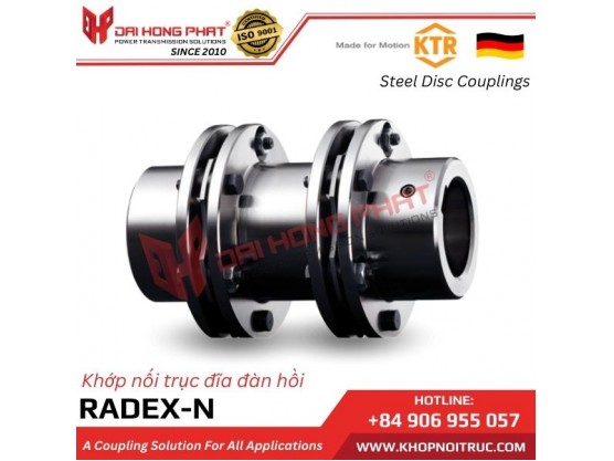 KHỚP NỐI ĐĨA THÉP KTR RADEX N – STEEL LAMINAE COUPLINGS