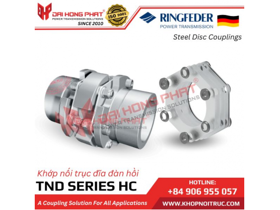 KHỚP NỐI ĐĨA ĐÀN HỒI RINGFEDER TND SERIES HC