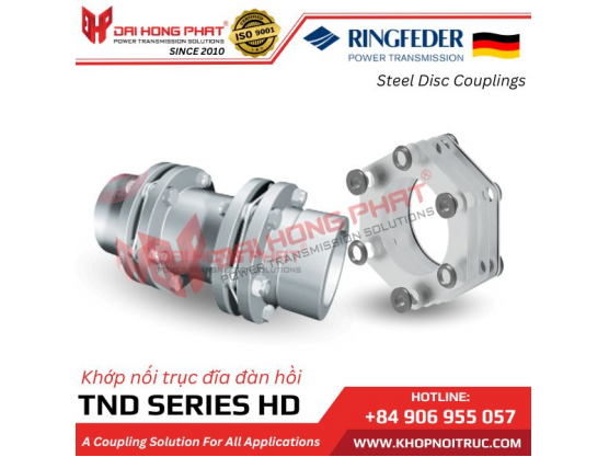 KHỚP NỐI ĐĨA ĐÀN HỒI RINGFEDER TND SERIES HD