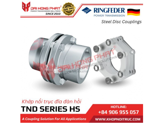 KHỚP NỐI ĐĨA ĐÀN HỒI RINGFEDER TND SERIES HS