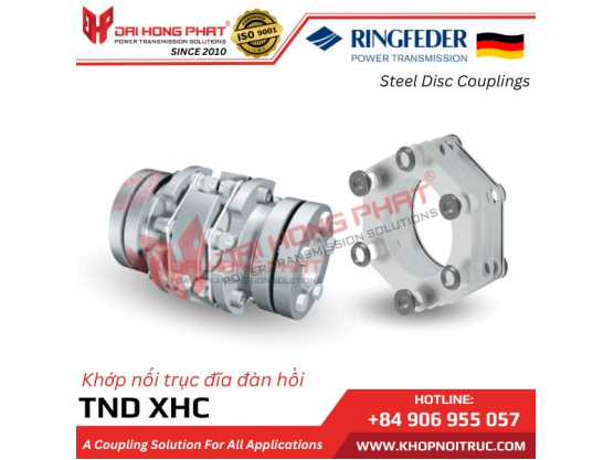 KHỚP NỐI ĐĨA ĐÀN HỒI RINGFEDER TND SERIES XHC