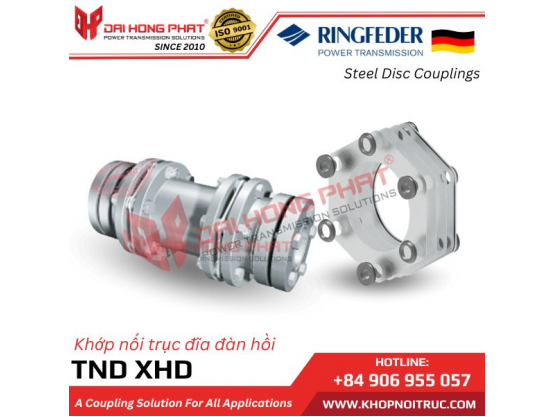 TORSIONALLY RIGID DISC COUPLINGS WITH LOCKING ASSEMBLY SERIES LHD