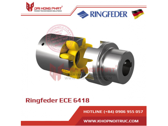Khớp nối trục vỏ thép Ringfeder ECE 6418