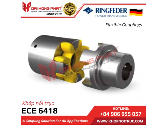 KHỚP NỐI TRỤC VỎ THÉP RINGFEDER ECE 6418