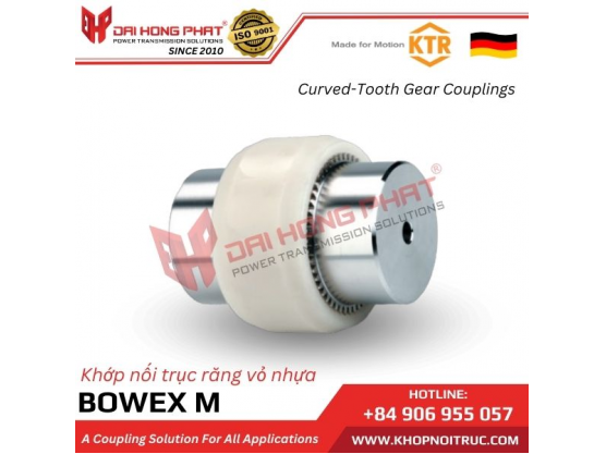 KHỚP NỐI RĂNG VỎ NHỰA KTR BOWEX M – TOOTH GEAR COUPLINGS