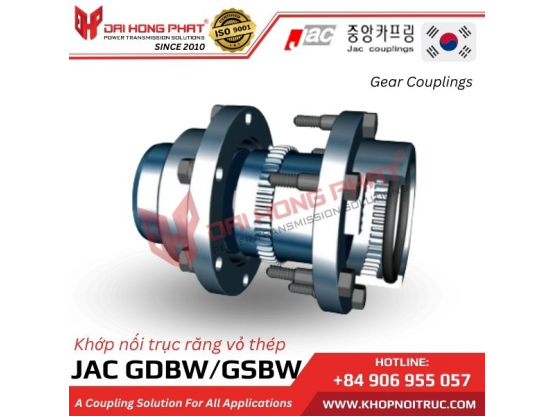 Khớp nối răng vỏ thép JAC GDBW - GSBW