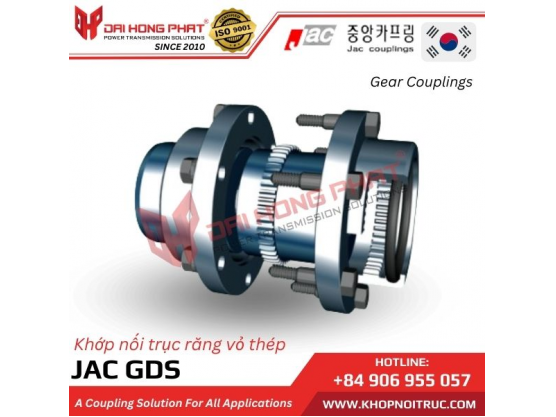 KHỚP NỐI RĂNG VỎ THÉP JAC GDS