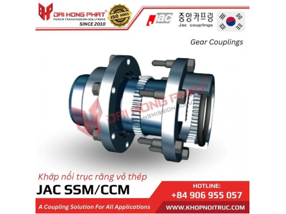 KHỚP NỐI RĂNG VỎ THÉP JAC SSM-CCM – GEAR COUPLING