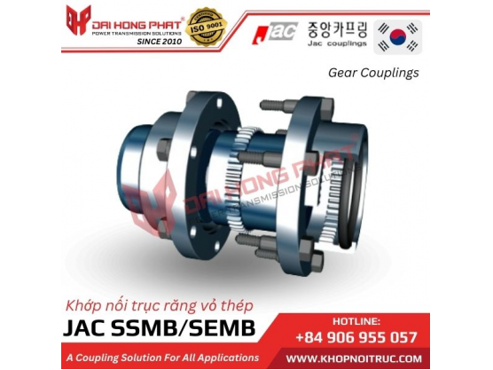 KHỚP NỐI RĂNG VỎ THÉP JAC SSMB - SEMB