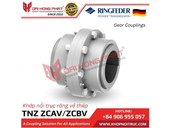 Khớp nối răng Ringfeder TNZ ZCAV / ZCBV