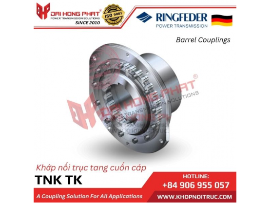 Khớp nối tang trống cuốn cáp Ringfeder TNK TK