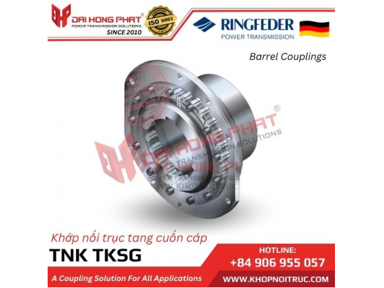 Khớp nối tang trống cuốn cáp Ringfeder TNK TKSG