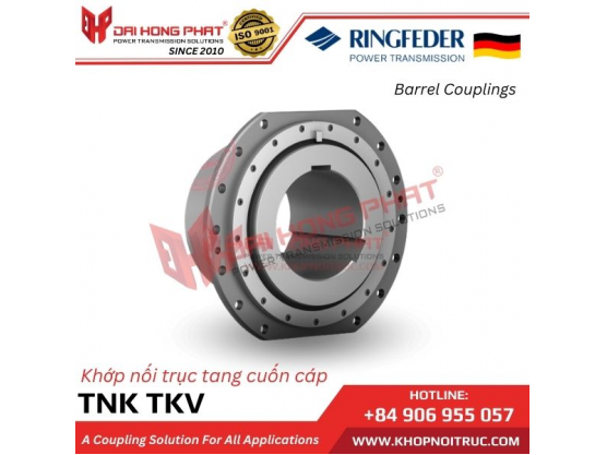 Khớp nối tang trống cuốn cáp Ringfeder TNK TKV