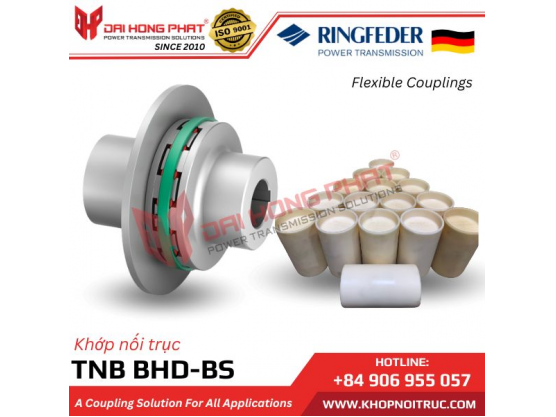 KHỚP NỐI TRỤC RINGFEDER TNB BHD-BS - ELASTOMER JAW COUPLINGS TNB BHD-BS