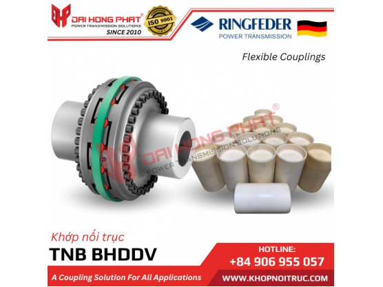 Ringfeder Elastomer Jaw Couplings TNB BHDDV